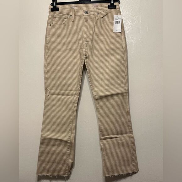 AG Adriano Goldschmied Jodi Cropped mid rise kickflare jeans size 26, NWT - Picture 2 of 13